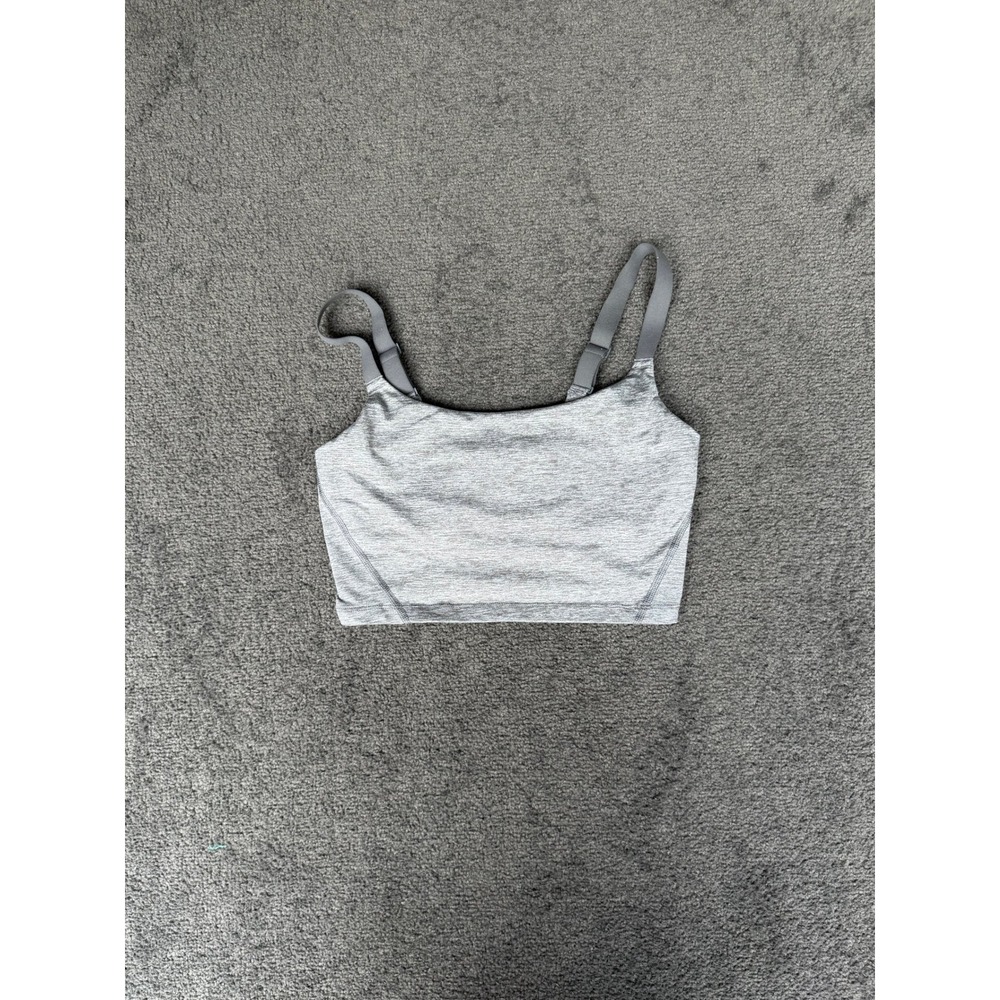 OFFLINE by Aerie The Hugger Sports Bra Heathered Grey Medium Support Small